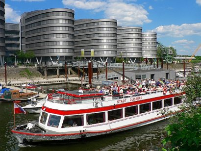 Schiffsparade KulturKanal 2016 auf der MS Stadt Duisburg, ab Duisburg und Oberhausen